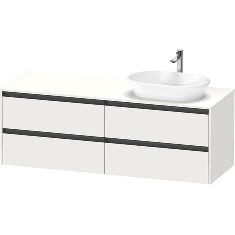 Lavabo consola Duravit Ketho.2, suspendido, recorte de lavabo (1/5)
