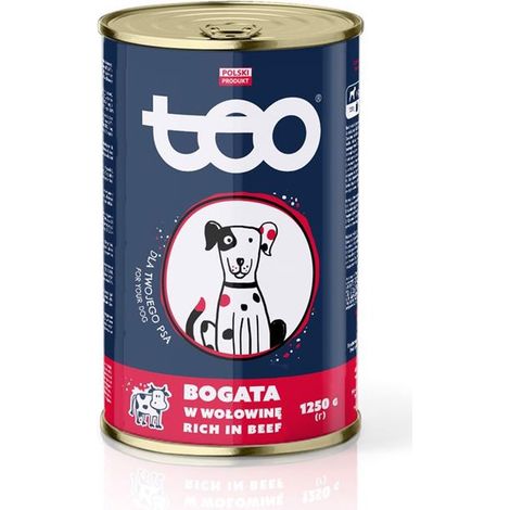 Cibo umido per cani TEO ricco di manzo 1250 g