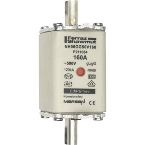 Mersen 1B769.000000 Fusibile NH Misura fusibile = 00 160 A 500 V 1 pz.