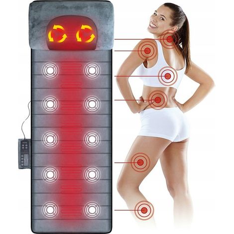 Esterilla de masaje shiatsu Gateway con 3 zonas de calor.