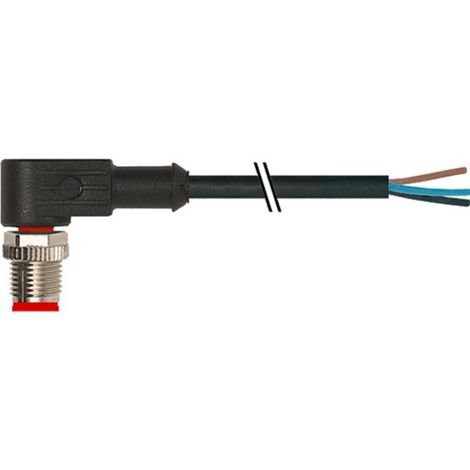 Connecteur industriel pré-câblé RS PRO 5 conducteurs , M12 Mâle, 2m ( Prix pour 1 )