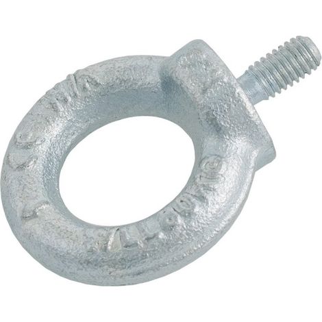 Verzinkter Stahl-Hebering (Außengewinde), 12 mm Gewinde, max. 340 kg SUKI