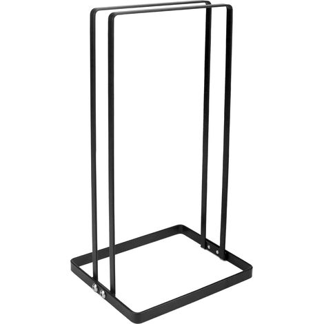 ® empileur d'organisateur de Cintre en Fer, pour Organiser Les cintres, détachable, 30cm de Haut, Noir (1/5)