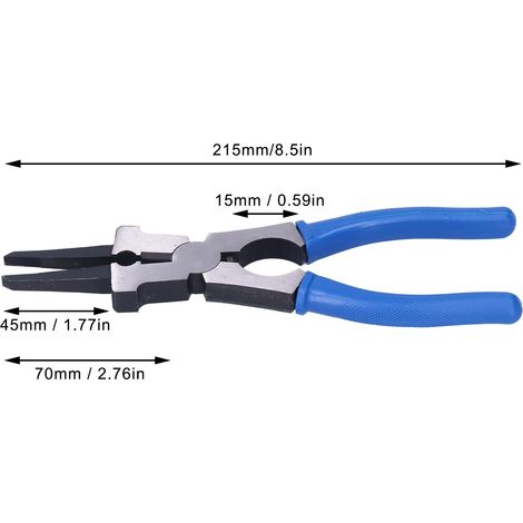 Pince de soudage de 20 cm, pince de soudage de forme irrégulière, outil auxiliaire de soudage multifonctionnel (1/5)