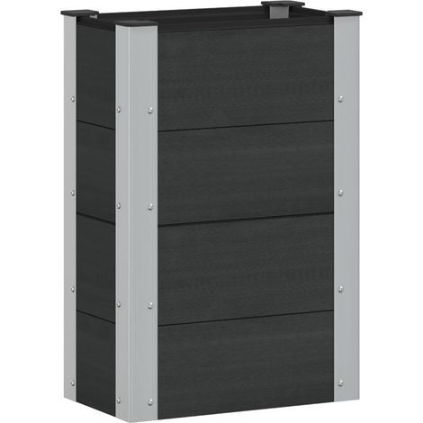 Hochbeet Schwarz 50 x 30 x 72 cm vidaXL