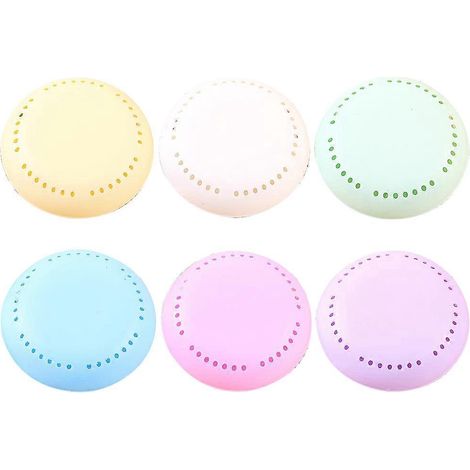 Lot de 6 boîtes désodorisantes pour chambre à coucher et voiture, boîte anti-odeurs, boîte de parfum d'ambiance pour la maison-6.80X6.80X1.00CM