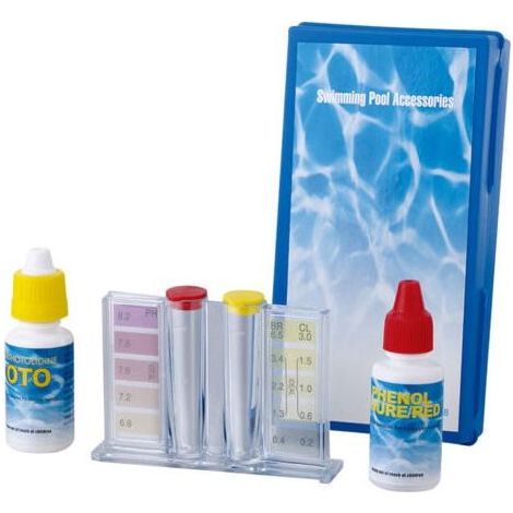 Kit testeur - Pour Mesurer Le pH Et Chlore - S'utilise En Piscine Et Spa (1/4)