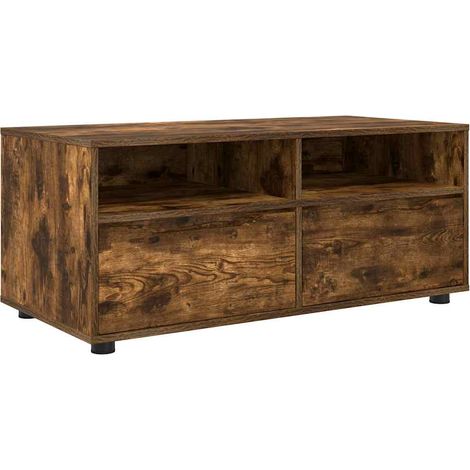 Maison Exclusive - TV-Schränk Geräucherte Eiche 100 x 48 x 43 cm