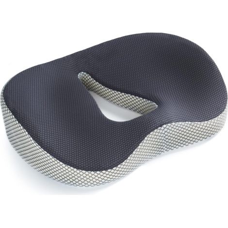 Coussin de siège en mousse à mémoire de forme, coussin de chaise de bureau adapté aux sièges et bureaux, coussin anti-hémorroïdes