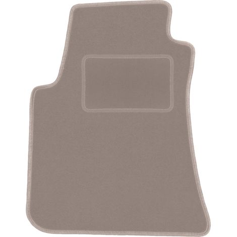 Alfombrilla de terciopelo para el conductor para: Dodge Challenger III coupé (2008-) beige