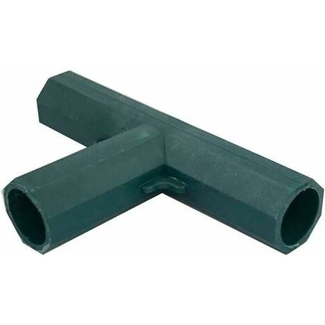 VUWAX Lot de 4 connecteurs d'angle pour cadres de jardin, connecteurs d'angle à 3 voies pour cadres de serre, connecteurs pour meubles, diamètre intérieur 16 mm, vert (1/2)