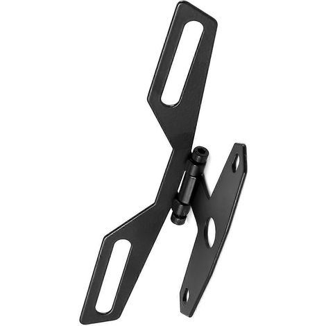 Support de plaque d'immatriculation pliable avec feu arrière pour moto/quad (1/5)