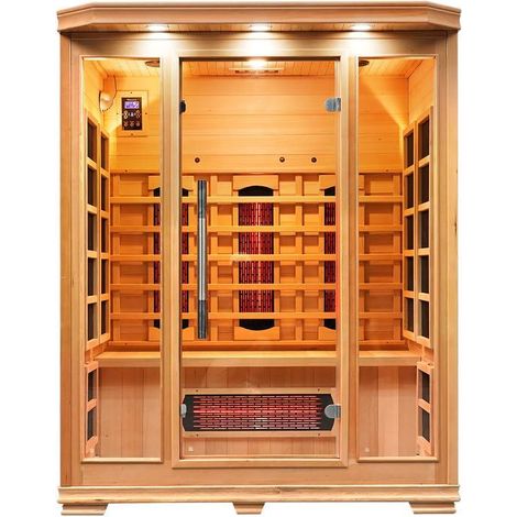 Vidalux 3 Person Full Spectrum Infrared Sauna With Complete Heat