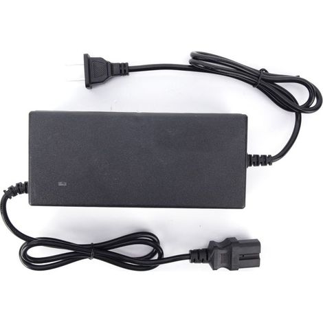 Chargeur de batterie lithium portable 24V 20A pour trottinette et vélo électrique, sortie DC29.4V 3A, prise US, 100-240V. (1/5)