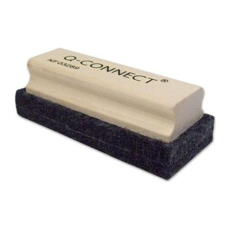 Borrador q-connect fieltro para pizarra 100x40 mm