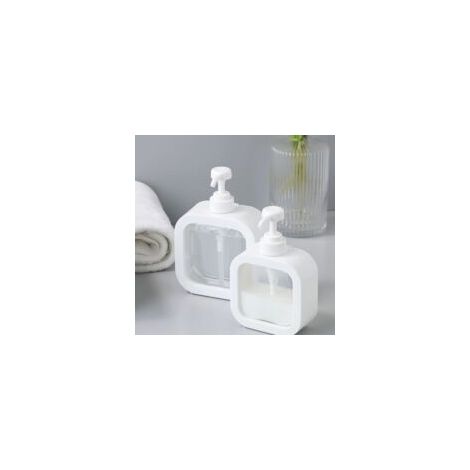 2 dispenser di sapone da 500 ml, dispenser di sapone ricaricabile, dispenser di sapone per cucina e bagno, dispenser di detersivo per piatti - Crezuo
