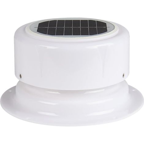 Ventilateur extracteur de ventilation à énergie solaire, pour camping-car, ventilateur de plafond avec ventilateur, 17,2 x 13,9 x 9,2 cm, pour ventilation de toit (1/5)