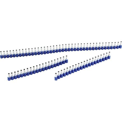 Bandes de manchon JOKARI bleues 2,5 mm² x 8 mm pour QUADRO Plus - 40 unités (1/2)