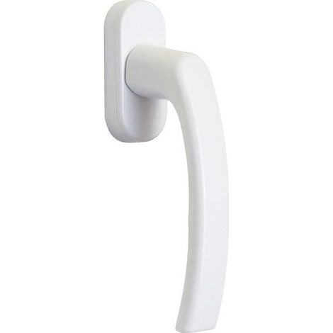 Maniglia per finestra Eva, alluminio bianco lucido KINTECH