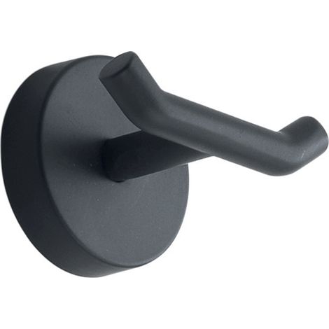 APPENDINO DOPPIO DA PARETE IN ACCIAIO INOX NERO OPACO MODELLO EROS - DIM. CM (LXPXH): 7X4,6X5  - NERO OPACO  - GDY