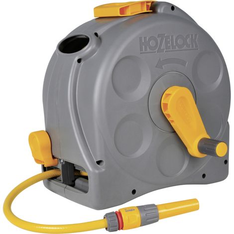 Hozelock 2415R0000 Gartenschlauchaufroller 25 m 1/2 Zoll 1 St. Grau, Gelb (1/4)