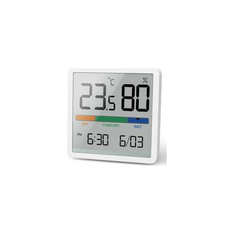 Thermomètre numérique et hygromètre pour intérieur – Affichage LCD clair, mesure précise de la température et de l’humidité, appareil compact idéal pour maison, bureau, chambre à coucher et surveillan (1/5)