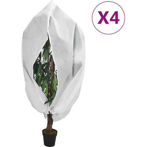 Wintervlies mit Reißverschluss 4 Stk. 70 g/m² 3,14x2,5 m