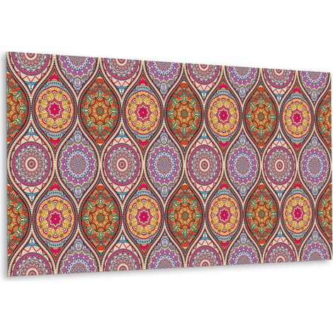 Panneau mural en vinyle autocollant - Lambris PVC - 100 cm x 50 cm - Magnifique mandala (1/5)