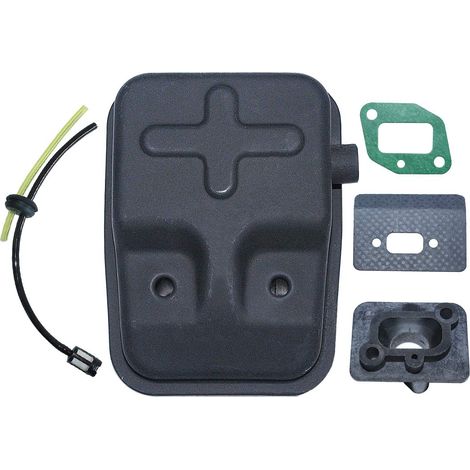 Silencieux d'échappement avec collecteur d'admission, joint d'œillet pour ligne de carburant compatible avec tondeuse 40-5 430 ou débroussailleuse. (1/5)
