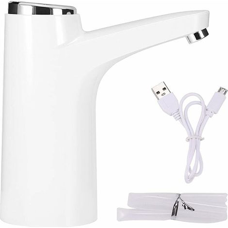 Dispensador de agua. Bomba eléctrica para agua potable. Bomba eléctrica para botellas de agua. Dispensador de agua eléctrico automático. Bomba dispensadora de agua inalámbrica recargable por USB. (1/5)