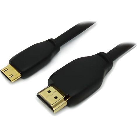 CABLE MINI HDMI VERS HDMI 1.80M OR
