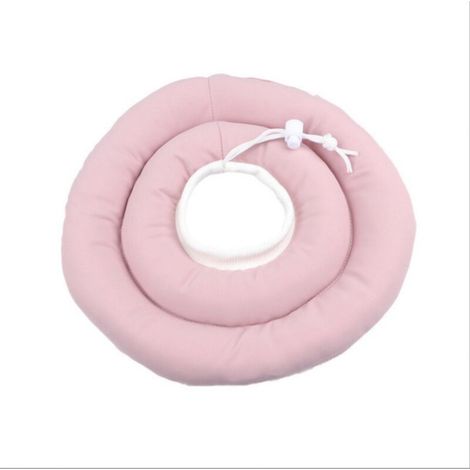 Stück Rosa Hunde-/Katzenhalsband, Anti-Lecken und Anti-Kratzen, verstellbar, für Katzen und kleine Hunde, Haustierzubehör (M) FLITI (1/3)