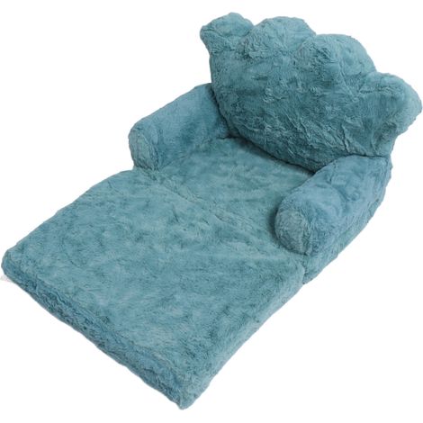 Fauteuil pliant, canapé pliant vert, canapé doux et confortable pour garçons et filles, idéal pour l'école à la maison et la maternelle, 2 couches (1/5)