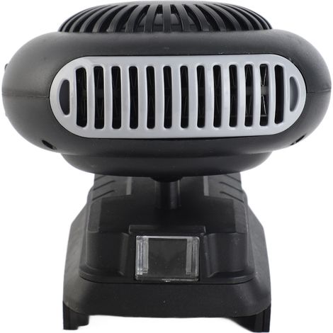 Ortviai Chauffage portable 170 W à batterie 18 V pour batteries Makita BL1850/BL1840 – 2 niveaux, silencieux, compact