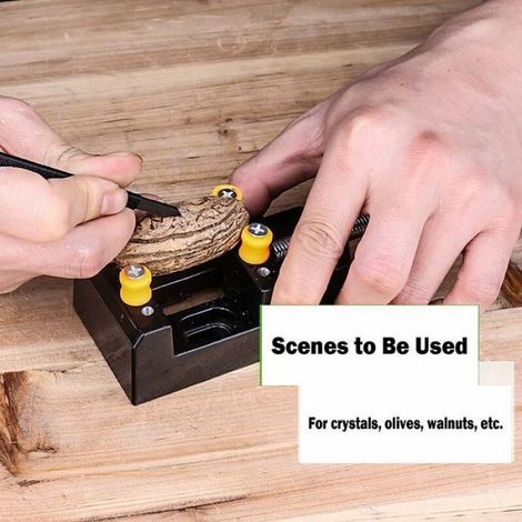 Ensemble de 37 mini perceuses à main avec étau de précision, pin vise (0,3 à 1,2 mm) (1/4)