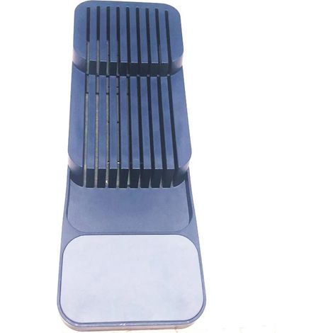 Organisateur de tiroir de cuisine avec compartiments réglables, porte-couverts pour couteaux, fourchettes et cuillères, rangement multifonctionnel peu encombrant pour ustensiles de cuisine et pots à é (1/5)