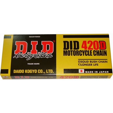 Chaîne de transmission DID 420 DID420D 120 Drive + Clip Quad Cro Cyclomoteur
