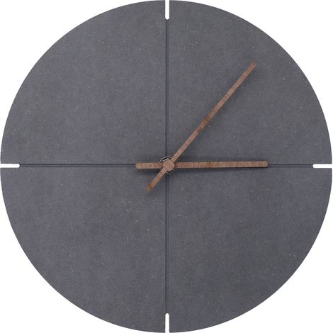 Horloge murale en bois de style nordique, simple et à mouvement quartz, idéale pour le bureau ou le salon. (1/5)