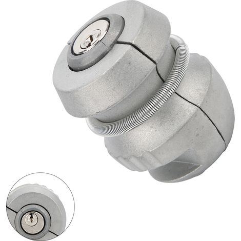 Antivol remorque anti-vol durable, verrou d'attelage résistant à l'oxydation et à la corrosion, dispositif de sécurité pour remorque. (1/5)