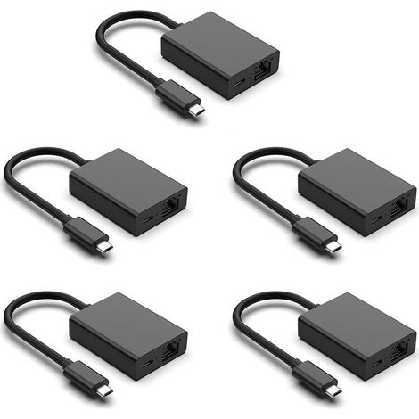 5X adattatore Ethernet scheda rete micro-USB adattatore scheda rete 100 M per router switch Ethernet 4K Fire TV Stick