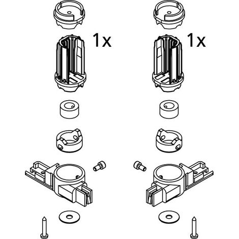 Kermi 2534158 EBI2016 ensemble support inférieur