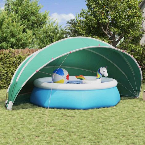 Pool Dome 546 x 516 x 250 cm 185T polyester with PU coating vidaXL