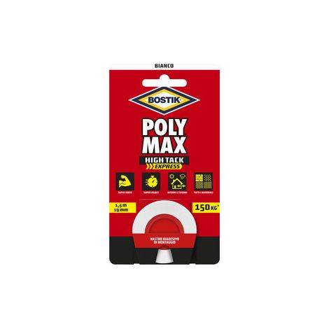 BOSTIK POLYMAX NASTRO BIAD HIGH TACK EXPRESS BIANCO- 1,0 pz