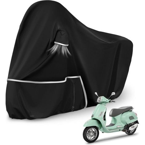 Motorradabdeckung wasserdicht für Piaggio Vespa GTV GTS 125-300 (ohne Kofferraum) (1/5)