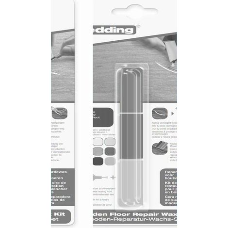 Edding 8902 Kit de Ceras Transparentes para Restauración de Madera
