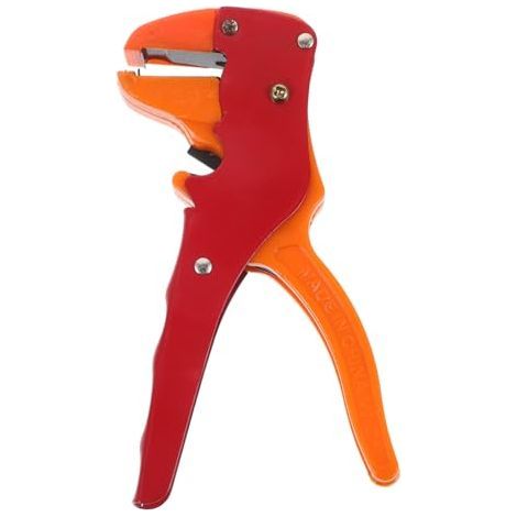 Dénudeur De Câble Automatique Avec Coupe-fil Mm² Bec Coudé Outil De Dénudage De Boulons Rouge Et Orange (1/5)
