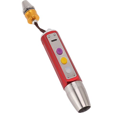 Lampe torche LED 3 sources lumineuses à intensité variable pour identification du jade et des bijoux, lumière rouge incluse (1/5)