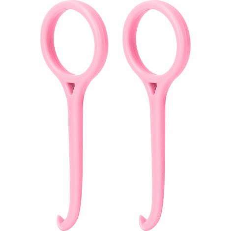Lot de 2 outils professionnels pour retirer les aligneurs et appareils dentaires (pinceau rose) (1/5)