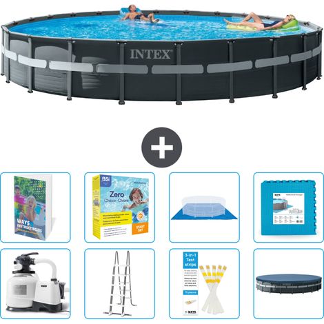 Intex Piscina Ultra XTR Rotonda - 732x132 cm - 9-pezzi S566