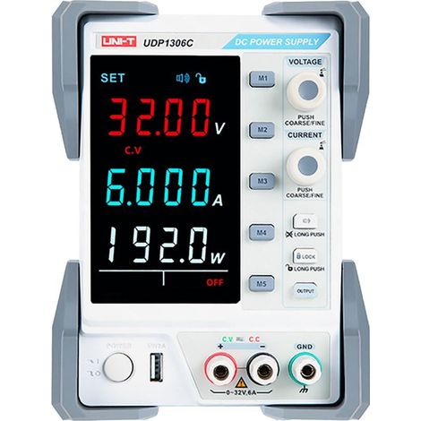 Uni-T UDP1306C alimentazione da laboratorio metallica 192W